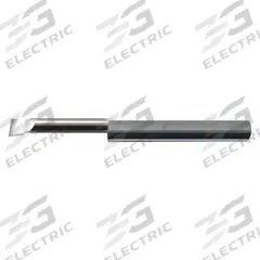MICRO 100 Boring Bar: Boring, 1/4 in Shank Dia., Bright (Uncoated), 0.0750 in Center to Cutting Tip (MPN BB-200900S)