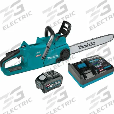 MAKITA Chain Saw Kit,18",Rear Handle,40V,XGT: 18 in Bar Lg, Rear Handle, Auto Chain Oiler - Battery-Powered Chainsaws
