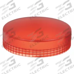 SCHNEIDER ELECTRIC Pilot Light Lens: 22 mm Panel Mounting Hole Dia, Red, Smooth, Incandescent/Neon (MPN ZBV014). Key specifications — Brand: SCHNEIDER; Compatible with Series: XB4,XB5; Lens Material: Plastic.