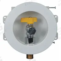 WATER-TITE Outlet Box: 1/2 in Sweat, 1/2 in Sweat, No Drain, 8 in Box Wd, 8 in Box Ht (MPN 88106). Key specifications — Valve Connection: 1/2 in Sweat; Inlet Connection: 1/2 in Sweat; Drain Location: No Drain; Brand: WATER-TITE.