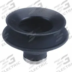 SMC Vacuum Pad: Bellows, w/o Adapter, 40 mm Pad Dia, Fluoro Rubber, Black with Green Mark, 60A (MPN ZP40BF). Key specifications — attr1019101: ZP40BF; attr1019103: SMC; attr1019107: 60A.