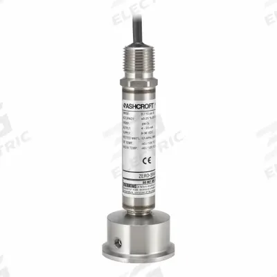 ASHCROFT Sanitary Pressure Transmitter: 1 1/2 in Triclamp, 0 to 30 psi, 4 to 20mA - Sanitary Pressure Transmitters with Cable & Wire Leads
