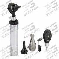 KAWE Opthalmoscope/Otoscope Kit: Otoscopes and Ophthalmoscopes Kit, C, 3x, Std, 2 Batteries Required (MPN 20-816-000). Key specifications — Disposable: Reusable; Includes: Size 3 Laryngeal Mirrors; Battery Type: C; Magnification: 3x; Display Sell UOM: EA; Brand: KAWE; Illumination Type: Standard.