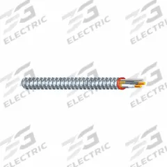 SOUTHWIRE Metal Clad Cable: 10 AWG, 3 Conductors, Copper, 50 ft, Galvanized Steel, Std, THHN (MPN 55275622). Key specifications — Brand: SOUTHWIRE.