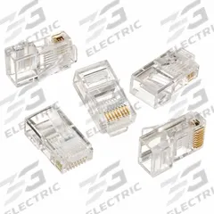 IDEAL Connector: Modular Plug RJ45, Stranded, 5e Cable Category, Std, 100pk Pack Size, 100 (MPN 86-396). Key specifications — Brand: IDEAL; Color: Clear; Compatible Cable Shape: Round; Compatible Wire Solid/Stranded: Stranded; _Pack Size: 100pk.