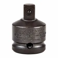 PROTO Impact Socket Adapter: 3/4 in Input Drive Size, Black Oxide, 1/2 in Output Drive Size, Square (MPN J7653). Key specifications — attr1204900: Square; attr1204904: Locking Included; attr1204910: PROTO; attr1204913: Black Oxide.