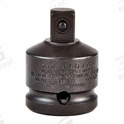 PROTO Impact Socket Adapter: 3/4 in Input Drive Size, Black Oxide, 1/2 in Output Drive Size - 3/4" Drive Impact Socket Adapters