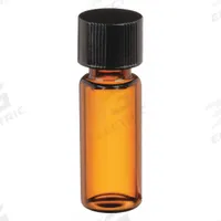 APPROVED VENDOR Vial with Cap: 2 mL, A, Includes Closure, Polypropylene, 12 mm Body Dia, Square (MPN 3LEH5). Key specifications — Body Color: Amber; Screw Closure Size: 8-425 mm; Brand: APPROVED VENDOR; Bottom Shape: Square; Self-Standing: Self-Standing.