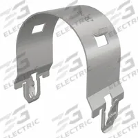 IPS Clamp: Spring Steel, SST (Dakota ProTect™ Wet/Dry: 1000hr), 2 in Conduit Trade Size (MPN DS-PC-2IPS-PT/50). Key specifications — Color: Gray; Material: Spring Steel; Finish: SST (Dakota ProTect™ Wet/Dry: 1000hr); For Use With: Smart-Cap/Slotted Receiver.