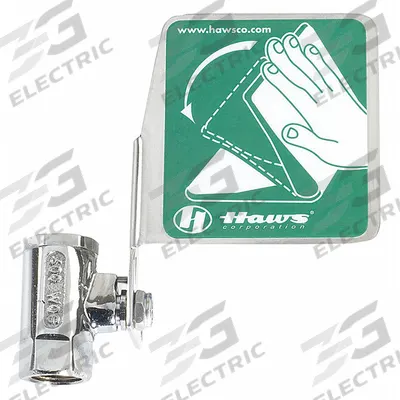 HAWS Ball Valve: SP226PCP, Compatible with Haws, Brass/Stainless Steel - Eyewash Activation Handles & On/Off Valves
