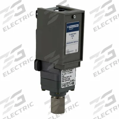 TELEMECANIQUE SENSORS Pressure Switch: 170 psi – 5,600 psi, 9012G Series, 1/4-18" FNPT - General Purpose Machine Tool Pressure Switches