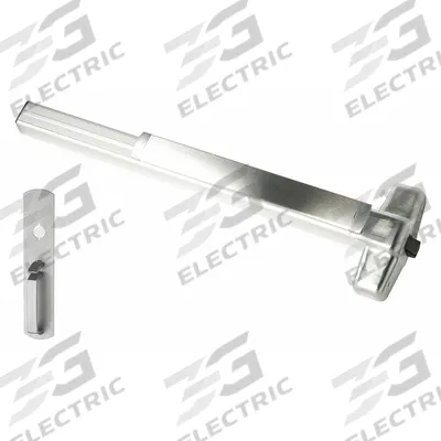 VON DUPRIN Exit Device: 3 ft Max Door Wd - Rim Push Bars