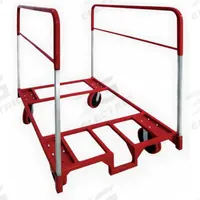 DAYTON Table Cart: 1,000 lb, 48 in L x 36 in W x 52 1/4 in H, For 33 1/2 in Max Chair Wd, Red (MPN 30F008). Key specifications — Frame Color: Red; Brand: DAYTON; Caster/Wheel Configuration: (4) Swivel With Brake.