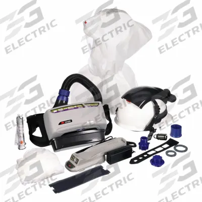 PAPR Kit: Hood with Hard Hat, Belt-Mount/Back-Mount, Universal - 3M Versaflo General Purpose PAPR Systems