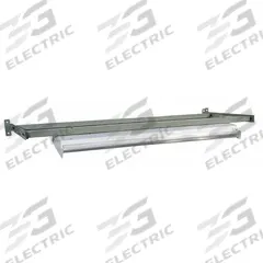 PRO-LINE Overhead Light/Frame: 60 in Overall Wd, 26 in Overall Dp, Steel (MPN IWBOLF60). Key specifications — Frame Color: Gray; Product Type: Overhead Task Light.