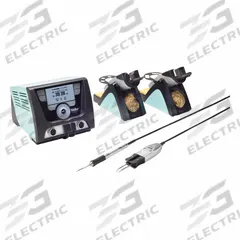 WELLER Digital Soldering Station: 2 Channel, 200 W, ESD Safe (MPN WX2021N). Key specifications — attr178882: Desoldering Tweezers; attr178881: 0.7 mm; attr176067: WX2021N; attr176859: Yes; attr176070: WELLER.