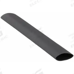INSULTAB Heat Shrink Tubing: 0.38 in I.D. Before Shrinking, 0.19 in I.D. After Shrinking, 2:1, 5 PK (MPN HSN-100-3/8 Blk 6). Key specifications — Color: Black; Brand: INSULTAB.