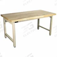 PRO-LINE Work Bench: Fixed Ht, Maple, 60 in x 30 in, 5,000 lb Overall Load Capacity, Beige (MPN HD6030M/HDLE-H11). Key specifications — Brand: PRO-LINE.