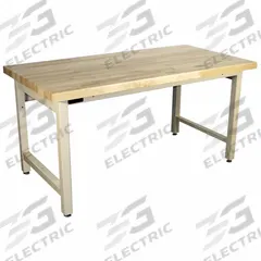 PRO-LINE Work Bench: Fixed Ht, Maple, 60 in x 30 in, 5,000 lb Overall Load Capacity, Beige (MPN HD6030M/HDLE-H11). Key specifications — Brand: PRO-LINE.