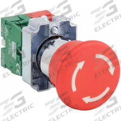DAYTON Emergency Stop Push Button: Non-Illuminated, Mushroom Head Profile, Non-Metallic, 22 mm (MPN 30G255). Key specifications — Brand: DAYTON; Action: Maintained; Series: Dayton; Terminal Connection: Pressure Plate; Push Button Material Type: Non-Metallic.