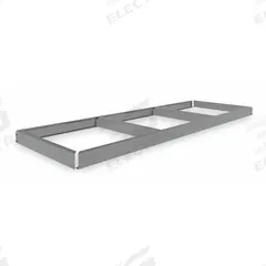 TENNSCO Shelf: 72 in x 24 in, 2,000 lb Load Capacity, Gray, Shelf (MPN ZKH-7224). Key specifications — Includes: Beams; Shelf Configuration: Single Straight; Color: Gray; Frame Material: Steel; Brand: TENNSCO; Frame Finish: Zinc Plated; Product Type: Shelf.