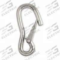 LUCKY LINE PRODUCTS Utility Spring Hook: 1 Snaps, Solid Gate, Steel, 13/16 in Opening Size (MPN 4FCN5). Key specifications — Application Restrictions: Not For Lifting; Brand: LUCKY LINE PRODUCTS; Opening Type: Solid Gate.