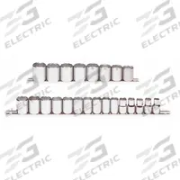 PROTO Socket Set: 1/2 in Drive, 23 Piece, 6-Point, Metric, 10 mm to 32 mm (MPN J54209). Key specifications — attr1224269: 1/2 in; attr1204685: Not Tether Capable; attr1204650: 10 mm to 32 mm; attr1204673: Socket Bits Not Included; attr1204688: PROTO; attr1206170: Standard Sockets.
