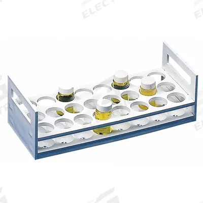 SP SCIENCEWARE Tube Rack: 5 in Overall Wd, 3 3/4 in Overall Ht, 11 3/4 in Overall Lg, Polypropylene - Lab Storage Racks