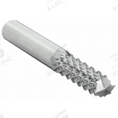 MICRO 100 Solid Router Bit: Diamond Cut, End Mill, 1/4" Cut Dia, 3/4" LOC (MPN RDC-60)