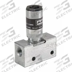 ARO Pilot Air Control Valve: 200 Series, Three-Way / Two-Position, 3 Ports, 1/8 in Female NPT Pilot (MPN 206-C). Key specifications — attr1086823: 206-C; attr1086857: Spring Return; attr1086869: Spool; attr1086865: Normally Open/Normally Closed.