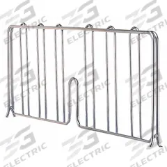 METRO Shelf Divider: 18 in x 2 in x 8 in, Stainless Steel (MPN DD18S). Key specifications — Material: Stainless Steel; Color: Silver; Finish: Stainless Steel; Brand: METRO; Ledge Size: 18 in.