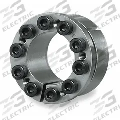 TSUBAKI Keyless Bushing: Flanged, For 1 1/4 in Shaft Dia, 2 1/8 in OD, 1.102 in Wd, Carbon Steel (MPN PL1DKE). Key specifications — System of Measurement: Inch; Keyless Bushing Type: Multi-Screw Locking Assembly; Flange Type: Flanged; Brand: TSUBAKI.