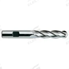 YG-1 Ball End Mill: Cobalt, TiN Coated, 4 Flute, 5/8" Mill Dia, 2-1/2" LOC, 4-5/8" OAL (MPN 44337CN)