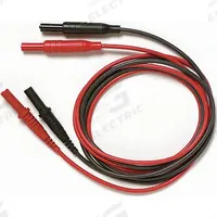 POMONA Test Leads: CAT III 1000V, Straight Shrouded Plug, 4 ft Lg, 18 AWG Wire Size (MPN 6358). Key specifications — Brand: POMONA.