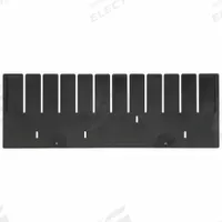 AKRO-MILS Divider: 15 1/2 in x 5 3/8 in, Black, For 14 7/8 in Bin Wd, Plastic, Short Side (MPN 41226). Key specifications — ESD Conductive: Not Electrostatic Discharge Conductive; Brand: AKRO-MILS; Material: Plastic; Compatible Manufacturer Model Number: 33226.