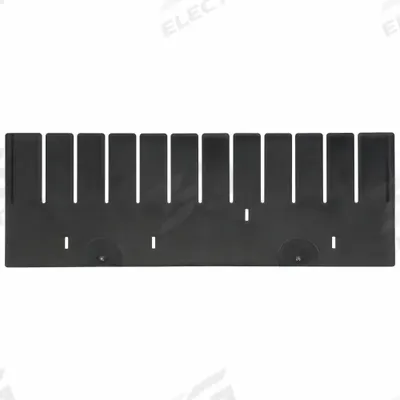 AKRO-MILS Divider: 15 1/2 in x 5 3/8 in, Black, For 14 7/8 in Bin Wd, Plastic - Standard Divider Box Dividers