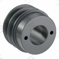 APPROVED VENDOR V-Belt Pulley: 2AK30, 2 Groove, 3.05 in OD, Bushed Bore, H/QT, Cast Iron, Plain (MPN 2AK30H). Key specifications — attr1318293: 2AK30; attr1318301: 2.46 in (3L); attr1318291: 3L.