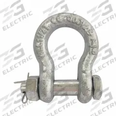 APPROVED VENDOR Anchor Shackle: Anchor Shackle, 3,000 lb Working Load Limit, 3/4 in Wd Between Eyes (MPN 55AX93). Key specifications — Body Color: Silver; Brand: APPROVED VENDOR.