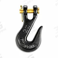 DAYTON Grab Hook: 7,100 lb Working Load Limit, 80 Hook Grade, Alloy Steel, 1 1/8 in Material Thick (MPN 844G52). Key specifications — attr984695: Black; attr984692: DAYTON; attr1028223: None.