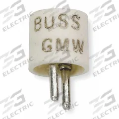 BUSSMANN Telecom Protection Fuse: GMW Series, Fast-Acting, Pin, 250 mA, 125 V AC, 9/32 in x 9/32 in (MPN GMW-1/4). Key specifications — attr1282929: GMW; attr211197: BUSSMANN.