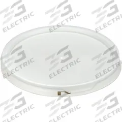 APPROVED VENDOR Pail Lid: Gasketed/Snap-On/Tear Tab, 12 1/4 in Overall Dia, White, Plastic (MPN ROP2100CVR-TT-W). Key specifications — attr1265148: Not Rated; attr1188872: APPROVED VENDOR; attr1265149: 1H2/Y27/S; attr1188855: 49EN25; attr1188854: Plastic; attr1188856: ROP2135-WM.