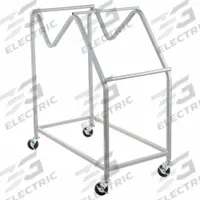 NATIONAL PUBLIC SEATING Stool Cart: 400 lb, 34 in L x 18 1/2 in W x 37 in H, For 24 Chairs, Gray (MPN DY87B). Key specifications — Frame Color: Gray; For Use with Series: 8700B/8800B; Brand: NATIONAL PUBLIC SEATING; Caster/Wheel Configuration: (2) Swivel.