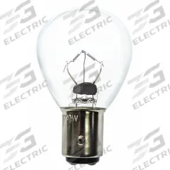 APPROVED VENDOR Incandescent Bulb: Incandescent, Double Contact Index (BAY15d), (RP) Rounded Pear (MPN CE19-1PK). Key specifications — Light Color: White; Trade Number: CE19; Voltage: 36V AC; Brand: APPROVED VENDOR; Bulb Shape: RP11.
