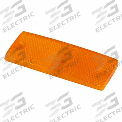 GROTE Replacement Lens: Rectangular, Tail Light, 1 1/2 in Ht - Vehicle Lighting - Rectangular Replacement Lenses
