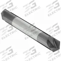 APPROVED VENDOR Chamfer Mill: Carbide, AlTiN Coated, Double End, 2 Flute, 90°, 1/8" Mill Dia (MPN 209-292125B)