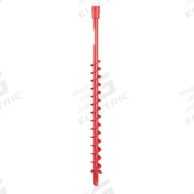 ECHO Earth Auger: 36 in Overall Lg, 2 in Overall Dia, Steel, Powder Coated - Earth Auger Bits