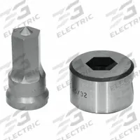 EDWARDS Hex Punch & Die Set: Edwards, 55 ton_65 ton_100 ton_120 ton Compatible Ironworker Size, Hex (MPN ED9-PDH3/4). Key specifications — attr67451: IW55 , IW65 , IW100, IW120; attr67489: Hex; attr67463: 3/4 in; attr67447: ED9-PDH3/4; attr67456: Edwards; attr67443: EDWARDS; attr67472: 3/4 inHex Punch & Die Set.