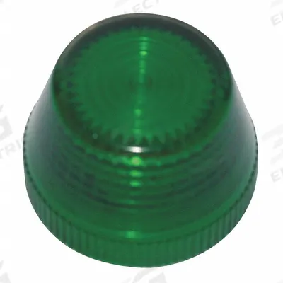 EATON Pilot Light Lens: 30 mm Panel Mounting Hole Dia, Green, Fresnel, Incandescent/LED - Pilot-Light Lenses
