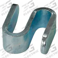 APPROVED VENDOR Shelf S Hook: 1 in x 1 1/2 in x 1/2 in, Wire Shelving, Steel, Zinc-Plated, Silver (MPN 5GRP8). Key specifications — Manufacturer Part Number: 5GRP8; Material: Steel; Compatible Product Type: Wire Shelving; Finish: Zinc-Plated; Brand: APPROVED VENDOR; Color: Silver.