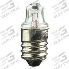 APPROVED VENDOR Incandescent Bulb: Incandescent, Miniature Screw (E10), (T) Tubular, TL3, 222, White (MPN 222-10PK). Key specifications — Light Color: White; Bulb Shape: TL3; Trade Number: 222; Brand: APPROVED VENDOR; Voltage: 2.25V AC.